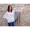Bande de cuir - double croupon - Pullup Noisette - anse de sac - lanière - Cuir en Stock