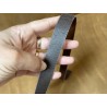Bande de cuir - double croupon - Pullup Noisette - anse de sac - lanière - Cuir en Stock