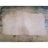 Morceau de vache tannage végétal craquelé - Orange - Cuir en Stock