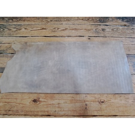 Morceau de collet de vache tannage végétal - Vert pastel