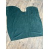 Peau de veau velours effet tressé - VERT FORET - Cuirenstock