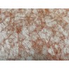 Peau de veau velours effet patiné - orange brique - Maroquinerie - Cuir en Stock