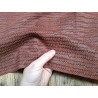 Peau de veau velours tressé épi - terracotta - Maroquinerie - cuir en stock