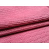 Peau de veau velours tresse épi - framboise - Cuirenstock