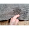 Peau de veau velours tresse épi - taupe - cuirenstock