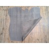 Peau de veau velours tresse épi - taupe - cuirenstock