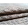 Peau de veau velours tresse épi - taupe - Cuirenstock