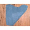 Peau de veau velours effet perforé - bleu jeans - cuirenstock