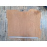 Peau de veau velours effet perforé - Brun clair - cuir en stock