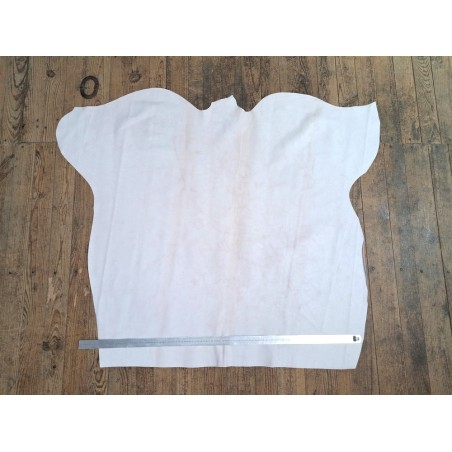 Peau de veau velours vintage - rose pastel - cuirenstock