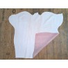 Peau de veau velours vintage - rose pastel - cuirenstock