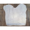 Peau de veau velours vintage nacrée - rose- maroquinerie - cuir en stock