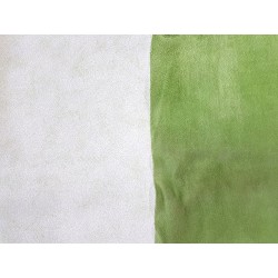 Peau de veau velours vintage - vert clair - cuir en stock