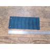 Morceau de cuir crocodile véritable - bleu canard - cuirenstock