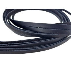 Lot de 12 lanières en cuir de vache noir - bijoux - cuirenstcok