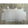 Demi-peau de cuir de veau lisse au tannage souple - Beige crème - Cuir en Stock