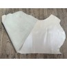 Demi-peau de cuir de veau BOX lisse - tannage ferme - crème - Cuir en Stock