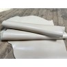 Demi-peau de cuir de veau BOX lisse - tannage ferme - crème - Cuir en Stock