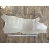 Demi-peau de cuir de veau BOX lisse - tannage ferme - Beige - Cuir en Stock