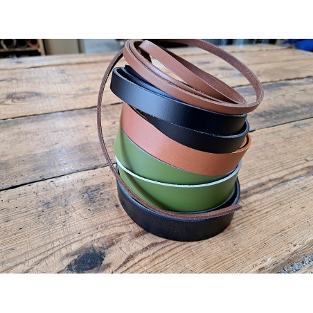 Lot de 5 bandes de cuir classique ou à effet - 2ème choix
