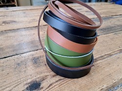 Lot de 5 bandes de cuir classique ou à effet - 2ème choix