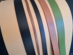 Lot de 5 bandes de cuir classique ou à effet - 2ème choix