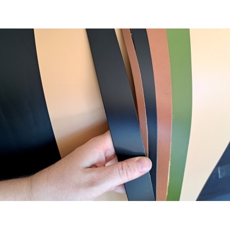 Lot de 5 bandes de cuir classique ou à effet - 2ème choix