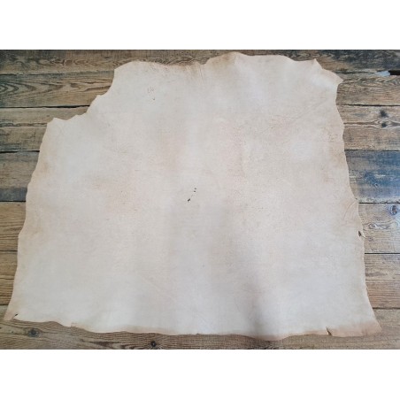 Collet de cuir de vache naturel – Tannage végétal 2ᵉ choix