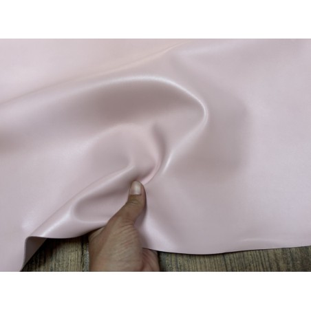 Peau de cuir d'agneau lisse rose nude - Cuir en Stock