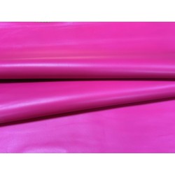 Peau de cuir d'agneau lisse rose fuchsia - Cuir en Stock