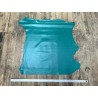 Peau de cuir d'agneau lisse vert - Cuir en Stock