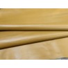 Peau de cuir d'agneau lisse jaune ocre - Cuir en Stock