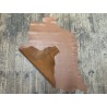 Peau de cuir d'agneau lisse camel - Cuir en Stock