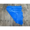 Peau de cuir d'agneau lisse bleu cyan - Cuir en Stock