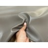 Peau de cuir d'agneau lisse gris taupe  - Cuir en Stock