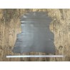 Peau de cuir d'agneau lisse gris taupe  - Cuir en Stock