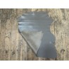 Peau de cuir d'agneau lisse gris taupe  - Cuir en Stock
