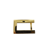 Boucle de ceinture rectangulaire - laiton - 15mm