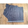 demi-peau de cuir de vache grainée - cobalt foncé - maroquinerie ameublement accessoire cuir en stock