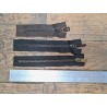 Lot de fermetures eclair - assortiment - Cuir en stock