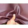 Demi-peau de cuir de veau lisse au tannage souple - Aubergine - Cuir en Stock