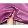 Demi-peau de cuir de veau lisse au tannage souple - Rose magenta - Cuir en Stock