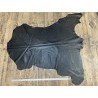 Demi-peau de cuir de veau lisse au tannage souple - Brun vieilli - Cuir en Stock