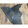 Demi-peau de cuir de veau lisse au tannage souple - Brun vieilli - Cuir en Stock
