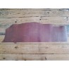 Bande de collet vegetal effet crocodile - Violine - Cuir en Stock