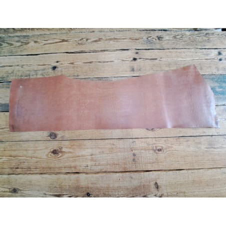 Bande de collet tannage végétal effet crocodile - Noisette