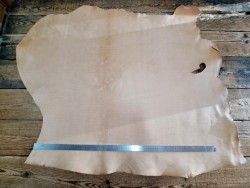 Collet de cuir de vache tannage végétal finition naturelle – A -