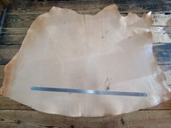 Collet de cuir de vache naturel – Tannage végétal 2ᵉ choix