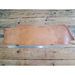 Collet de vache tannage végétal grainé - Brun - Cuir en Stock