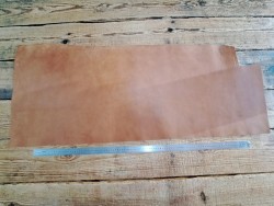 Demi collet de vache tannage végétal - Brun clair - Cuirenstock